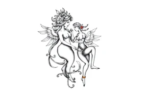 Viola Johnston Gemini tattoo idea