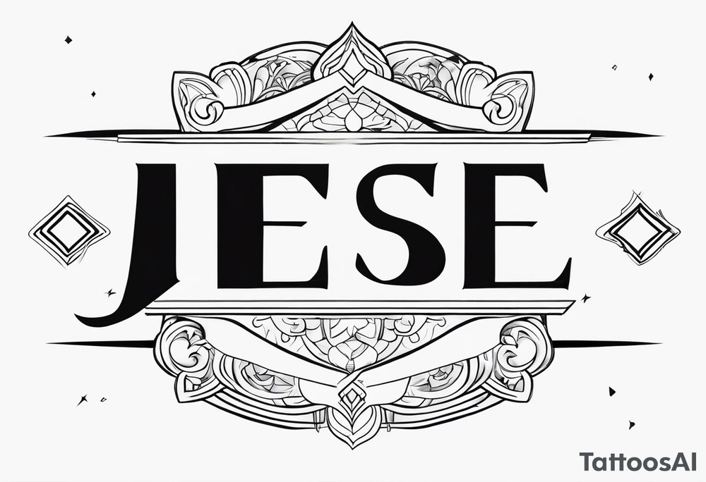 The name Jesse tattoo idea