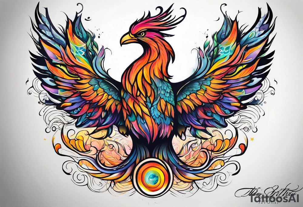 phoenix tattoo idea