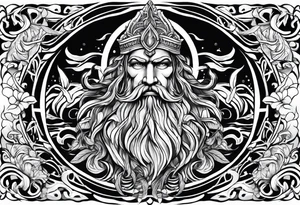 poseidon water tattoo tattoo idea