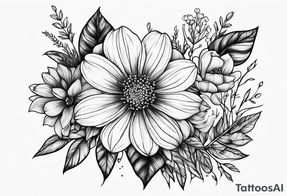 Wildflower, forearm tattoo idea
