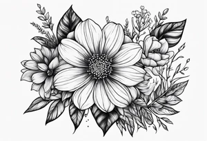 Wildflower, forearm tattoo idea