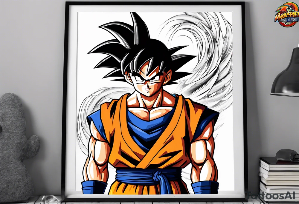 Son goku tattoo idea