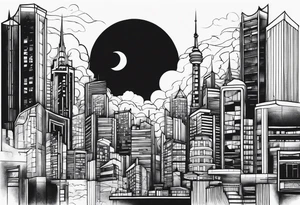 city tattoo idea