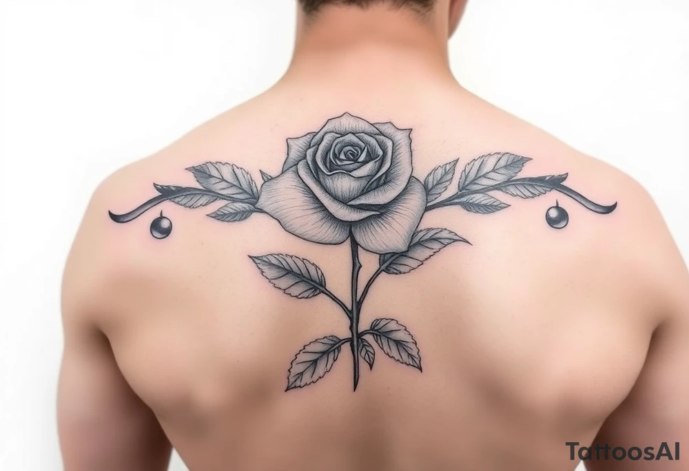 Rose Name Clark weed tattoo idea