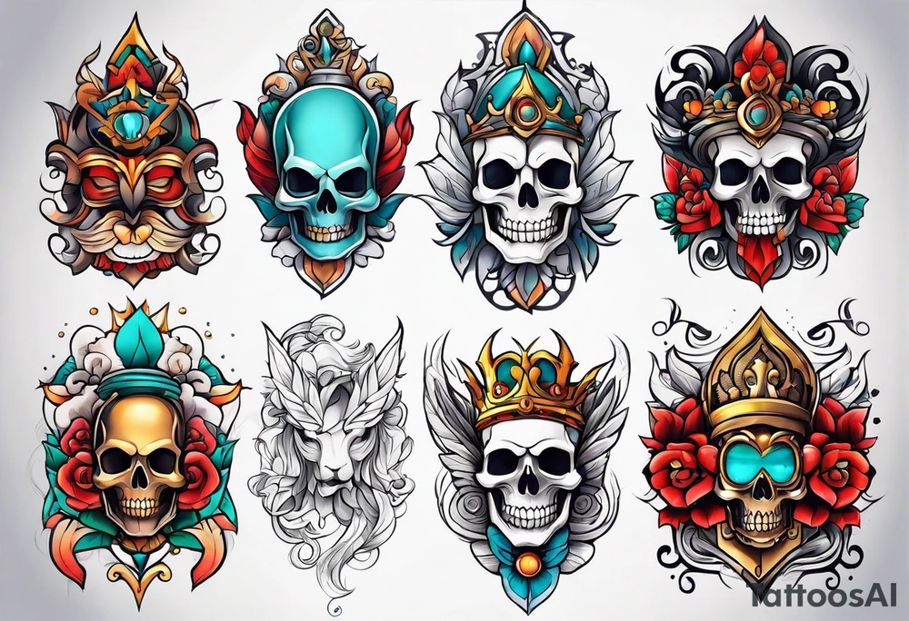 Arm sleeve tattoo idea