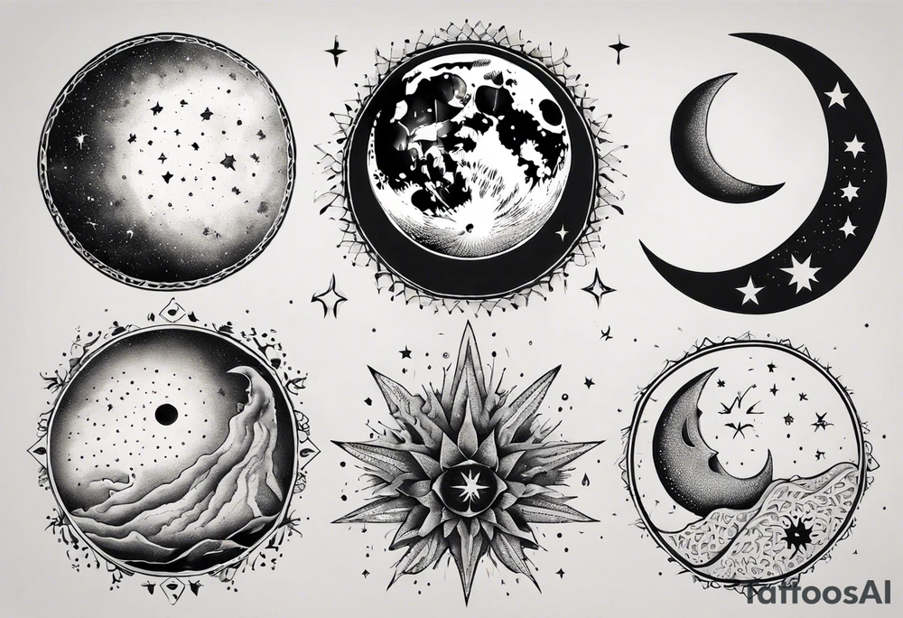 The Moon tattoo idea