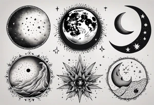 The Moon tattoo idea