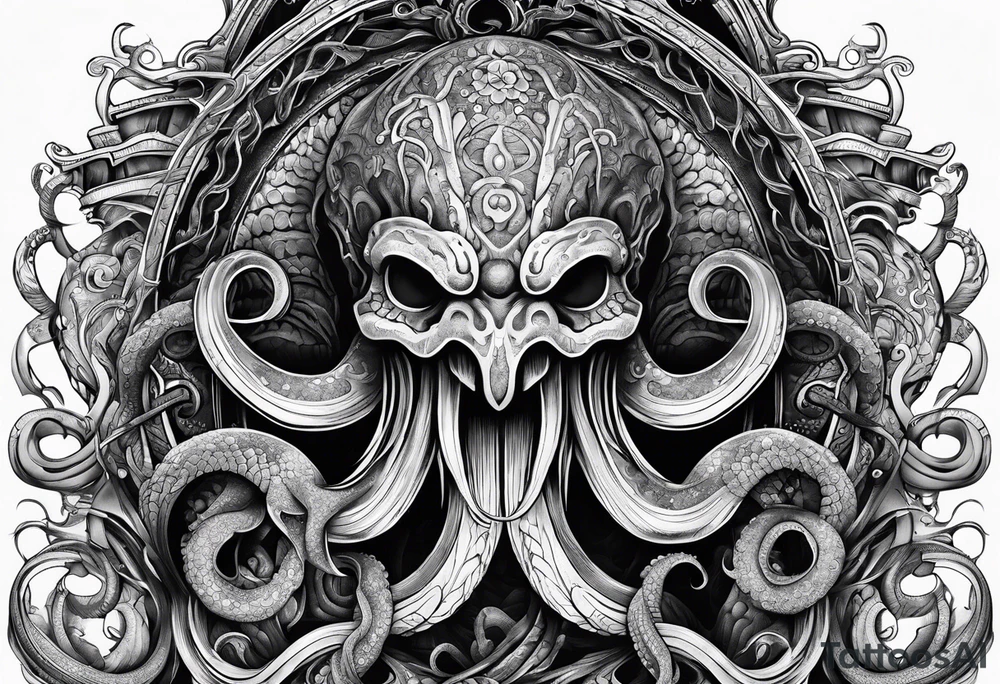Kraken, up close, tattoo idea