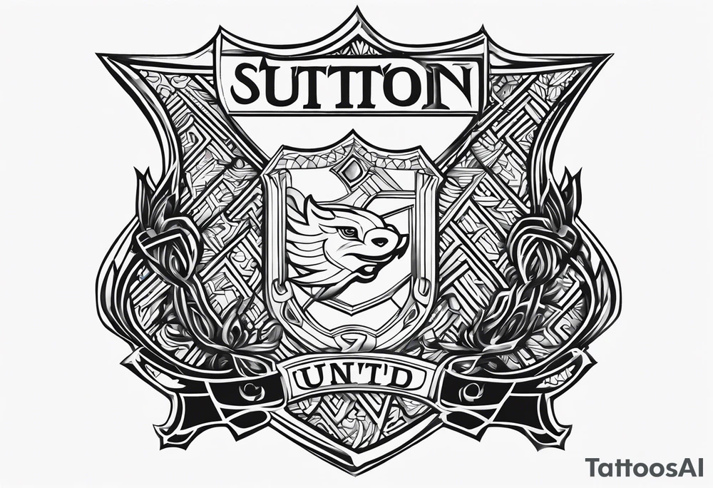 football, sutton united, aura tattoo idea