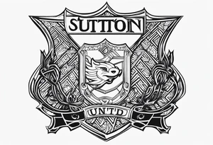 football, sutton united, aura tattoo idea