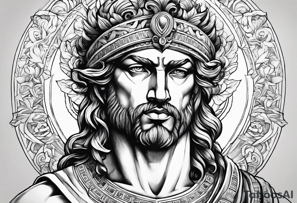 greek god, powerful, meaningful tattoo idea