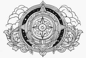 heaven vintage tattoo style old school traditional tattoo idea