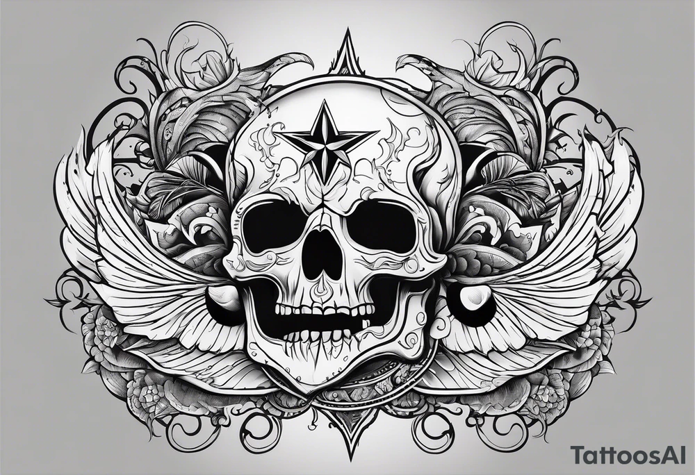 A tattoo with the word "HARK" tattoo idea