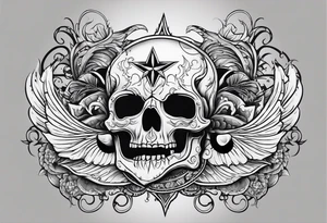 A tattoo with the word "HARK" tattoo idea