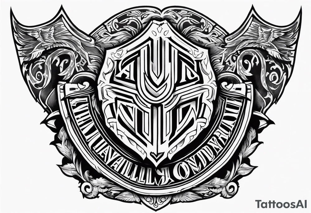 Victory or valhalla shield tattoo idea
