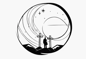 Father memorial small tattoo idea