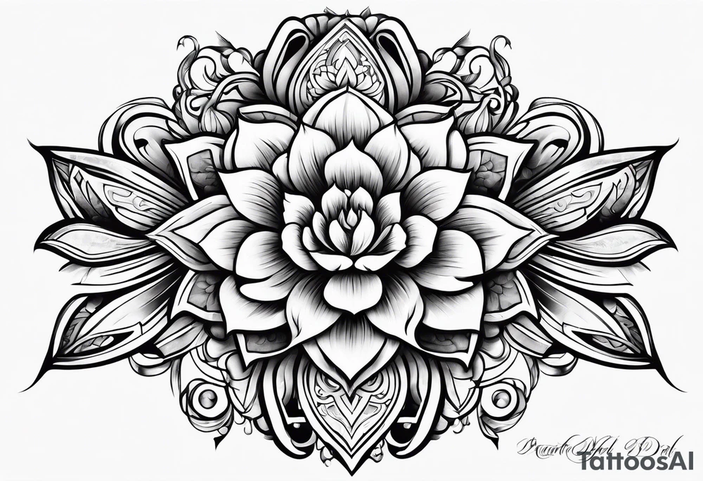 neo-traditional tattoo idea