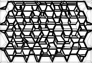 geometric honey comb tattoo tattoo idea