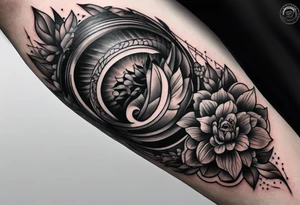 extreme tissue pain on elbow tattoo idea