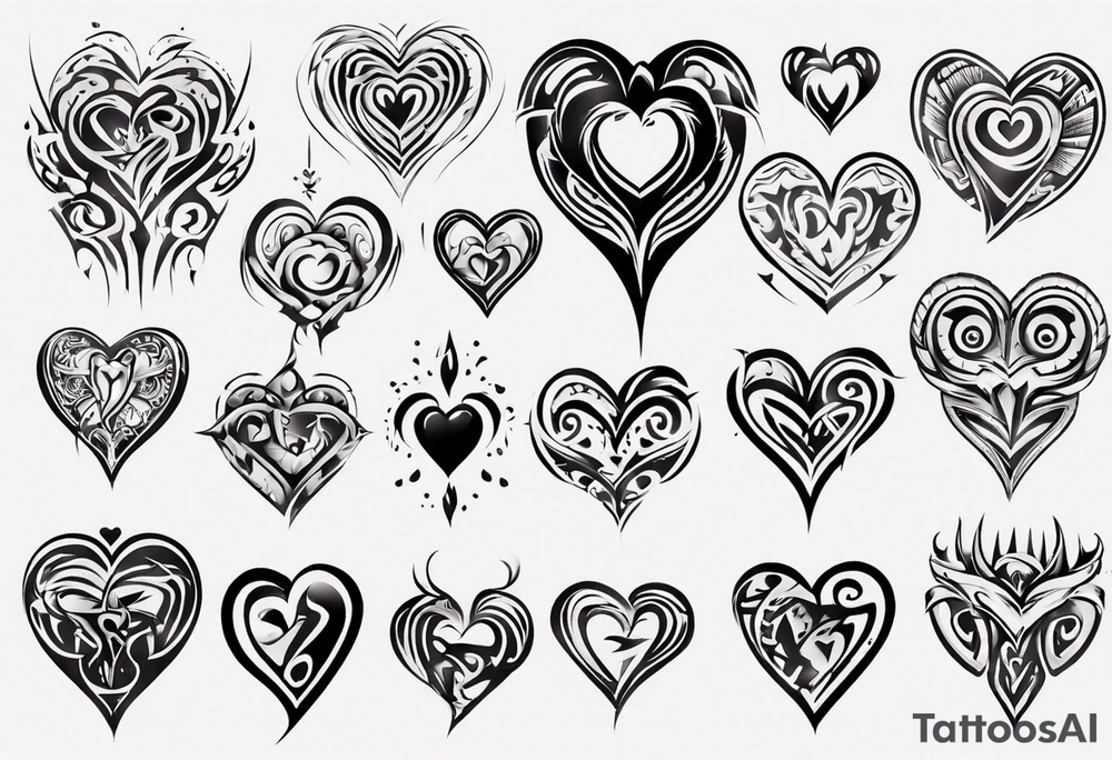 Heart tattoo idea