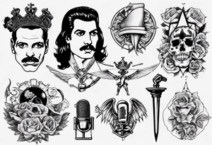 freddie mercury tattoo idea
