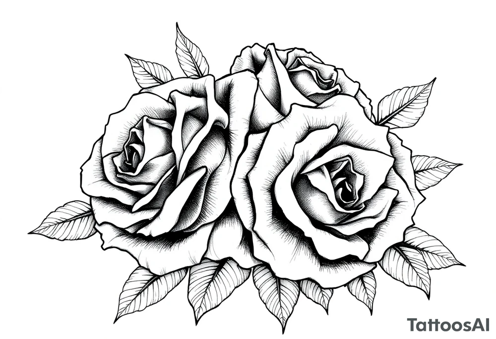 roses tattoo idea