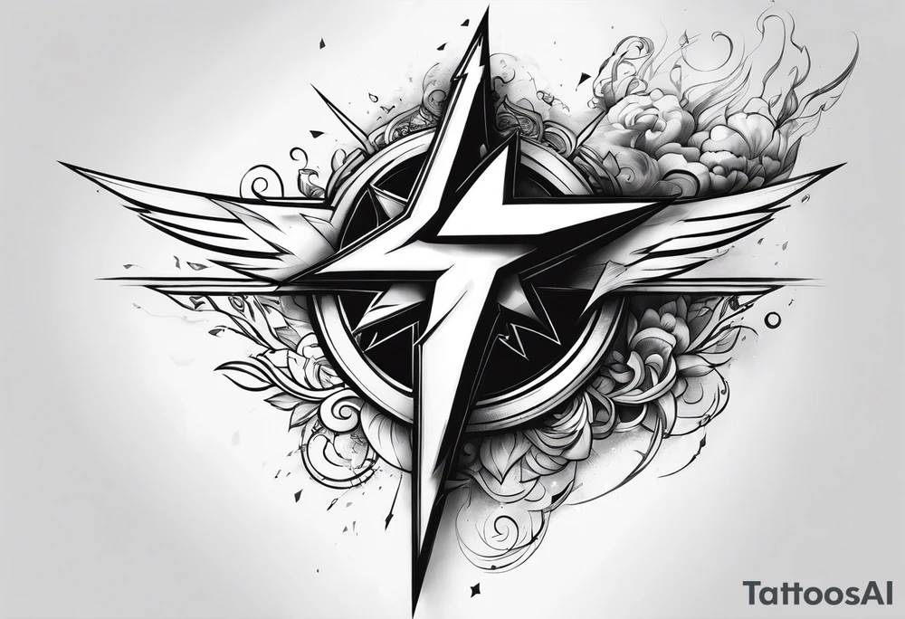 Lighting bolt tattoo idea