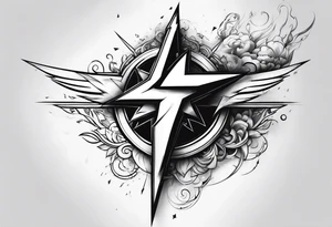 Lighting bolt tattoo idea