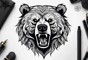 bolar bear motherfucker tattoo idea