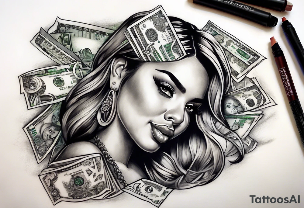 Money on my mind tattoo idea