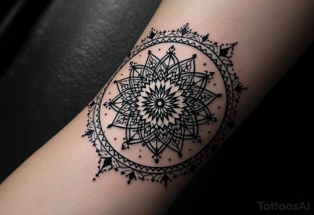 un tatuaje que refleje los principios del estoicismo: "memento mori" "amor fati" "apatheia" "Fateri Errata" "Sympatheia" "Neutrum moralis" "Phroairesis" "Circulus Virtuoso" (sin que se vea como un mandala) tattoo idea