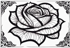 rose, snake, tattoo idea