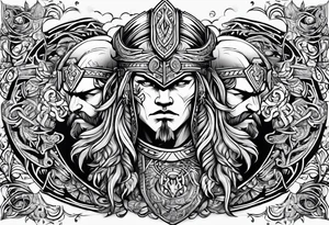 Viking mythology tattoo idea