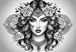 under bust tattoo tattoo idea