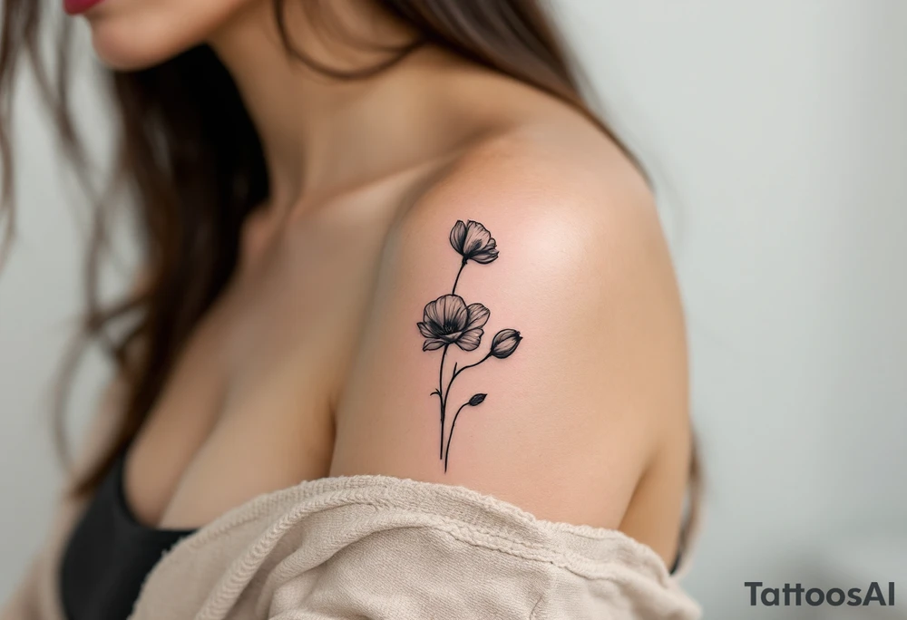 Poppies tattoo idea