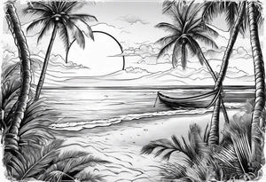 Beer Friend Memorial Fishing Marines
California Palm Trees Beach tattoo idea