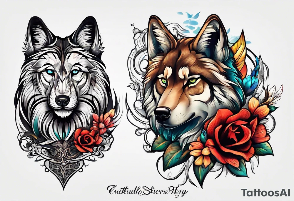 Animal fair tattoo idea