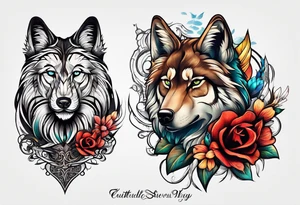 Animal fair tattoo idea