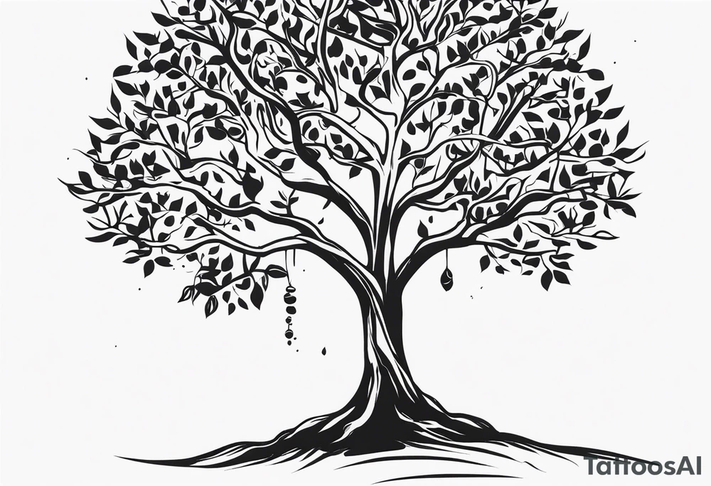 A poison tree tattoo idea