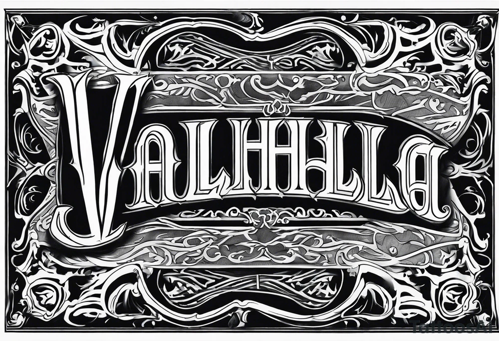 Valhalla fog tattoo idea