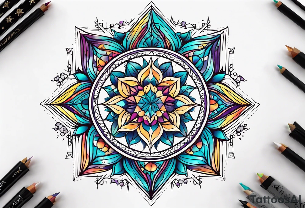 Celestial tattoo idea
