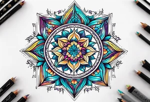 Celestial tattoo idea