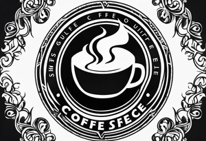 GULF SIDE COFFEE LOGO tattoo idea