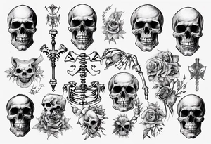 Skeleton tattoo idea
