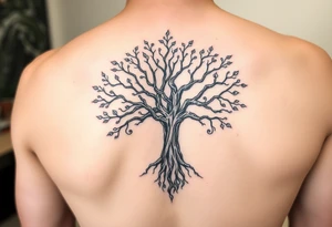 Tree of life with a Victorian feel tattoo idea