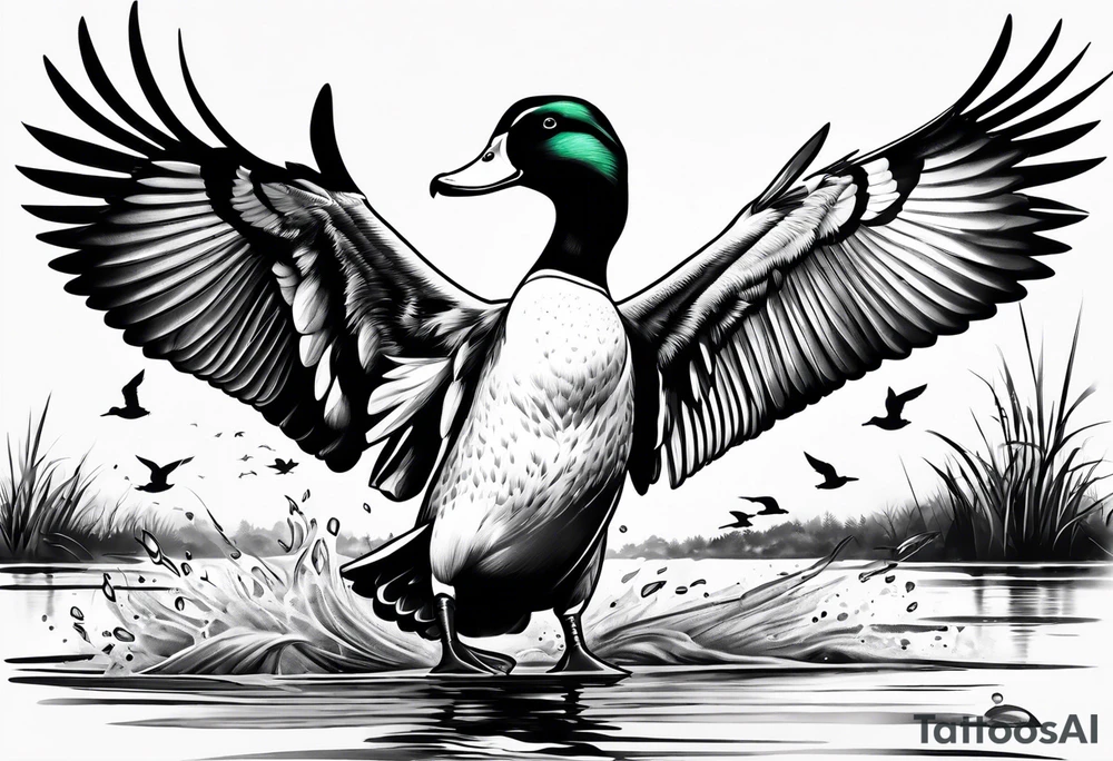 Duck hunting tattoo idea