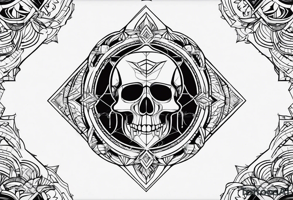 caffeine structure tattoo idea