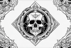 caffeine structure tattoo idea