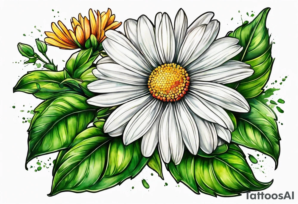 State of jalisco mex. Daisy flower tattoo idea